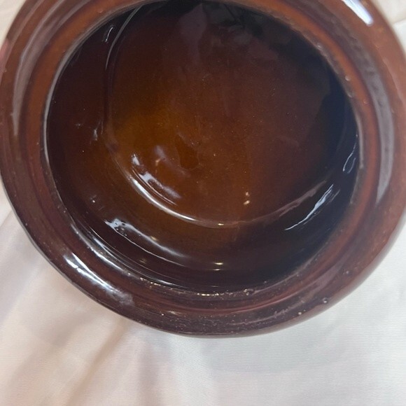 Vintage Stoneware Pottery Brown 
Handled Individual Soup Chili Bean Pot - Picture 4 of 7